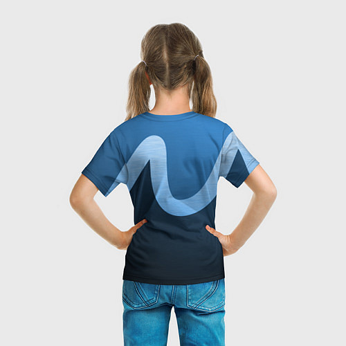 Детская футболка WAVE / 3D-принт – фото 6
