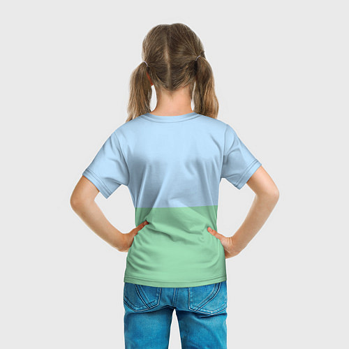Детская футболка Милый Корги / 3D-принт – фото 6