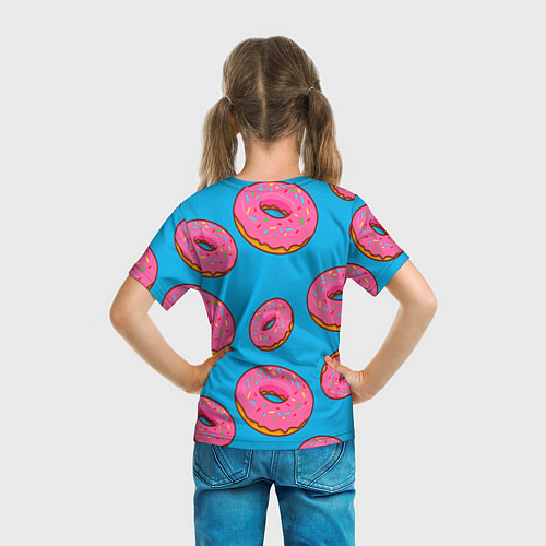 Детская футболка Пончики / 3D-принт – фото 6