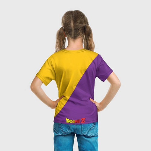 Детская футболка Yellow vs purple / 3D-принт – фото 6