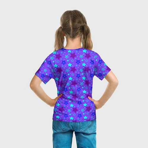 Детская футболка Brawl Stars Blue / 3D-принт – фото 6
