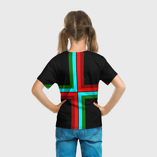 Детская футболка Сборная Португалии / 3D-принт – фото 6