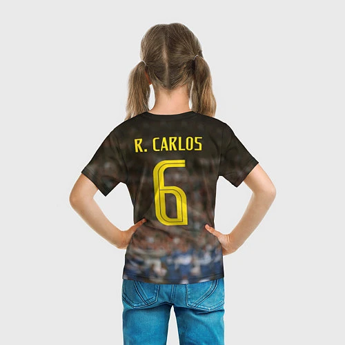 Детская футболка Роберто Карлос / 3D-принт – фото 6