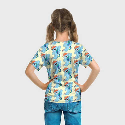 Детская футболка Rainbow Dash / 3D-принт – фото 6
