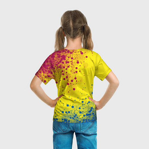 Детская футболка Barcelona Барселона / 3D-принт – фото 6