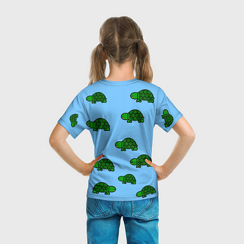 Детская футболка Черепаха / 3D-принт – фото 6