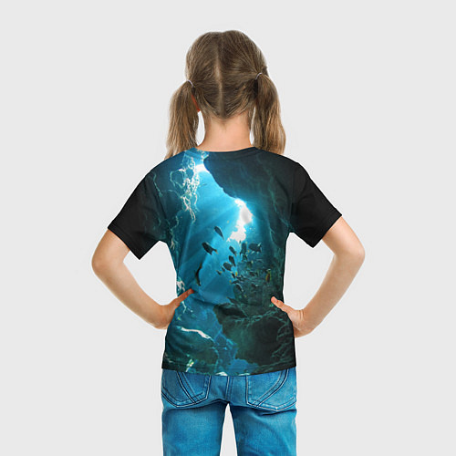 Детская футболка Коралловые рыбки / 3D-принт – фото 6