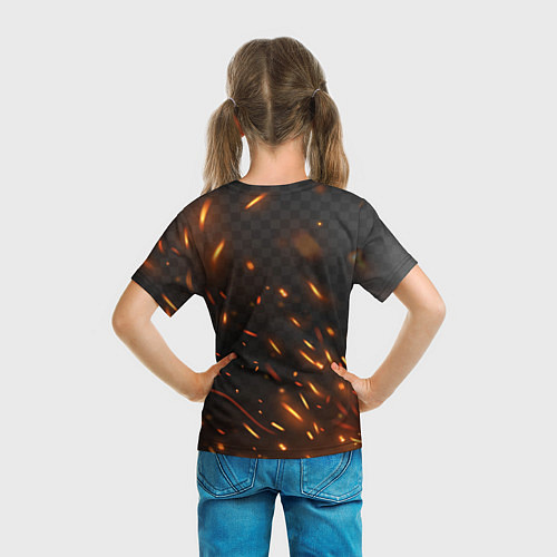 Детская футболка Трофейная рыбалка на карпа / 3D-принт – фото 6