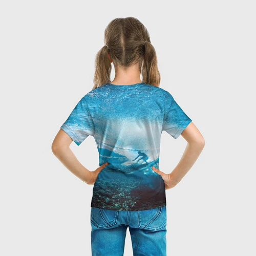 Детская футболка Под водой / 3D-принт – фото 6