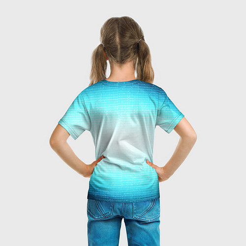 Детская футболка Акула в огне / 3D-принт – фото 6
