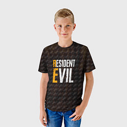 Футболка детская RESIDENT EVIL VILLAGE ДЕРЕВН, цвет: 3D-принт — фото 2