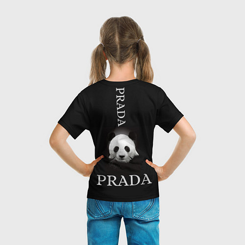 Детская футболка PANDA PRADA / 3D-принт – фото 6