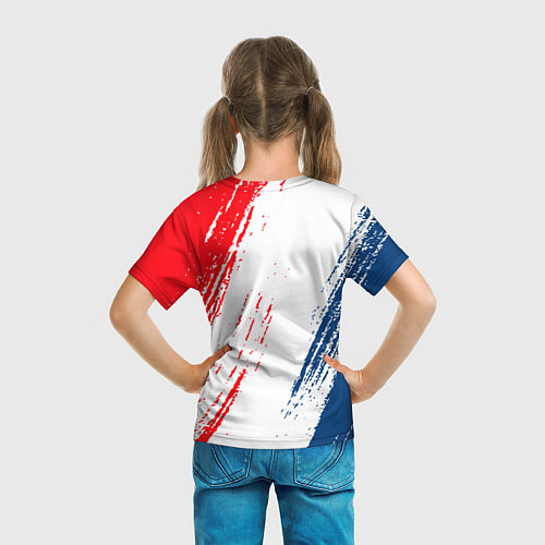Детская футболка ФК ПСЖ FC PSG PARIS SG / 3D-принт – фото 6