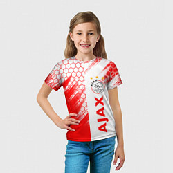 Футболка детская FC AJAX AMSTERDAM ФК АЯКС, цвет: 3D-принт — фото 2