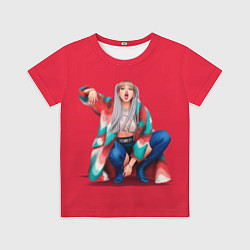 Футболка детская Kill the love Lisa, цвет: 3D-принт