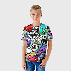 Футболка детская Граффити, цвет: 3D-принт — фото 2