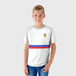 Футболка детская Форма сборной России, цвет: 3D-принт — фото 2