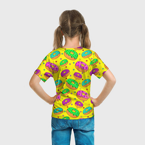 Детская футболка DONUTS / 3D-принт – фото 6