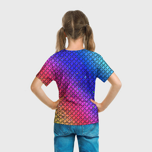 Детская футболка Pop It! Simple Dimple / 3D-принт – фото 6