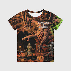 Футболка детская Dungeons and Dragons Схватка, цвет: 3D-принт