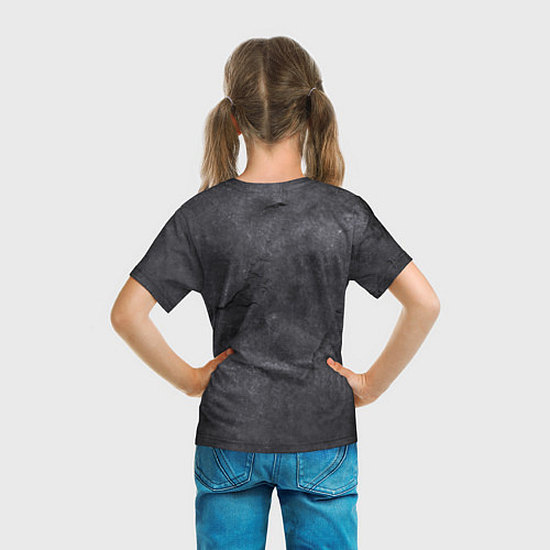 Детская футболка THE WITCHER КАМЕНЬ ЛОГО / 3D-принт – фото 6