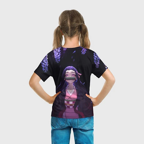 Детская футболка SENPAI НЕЗУКО DEMON SLAYER / 3D-принт – фото 6