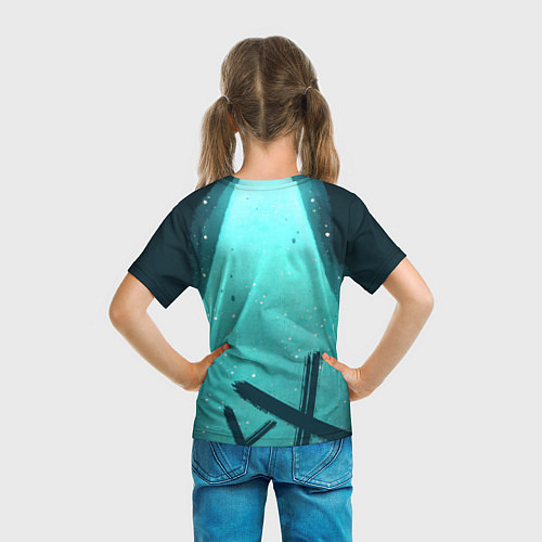 Детская футболка Fox Mulder and Dana Scully / 3D-принт – фото 6