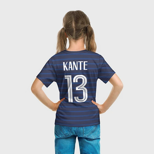 Детская футболка Канте в стиле формы Франции / 3D-принт – фото 6