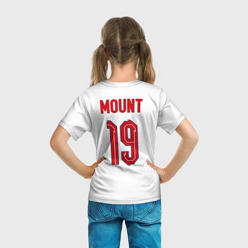 Детская футболка Мэйсон Маунт форма Англия / 3D-принт – фото 6