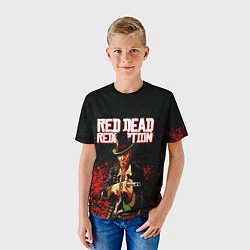 Футболка детская Red Dead Redemption Bandit, цвет: 3D-принт — фото 2