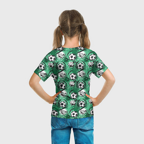 Детская футболка GOAL / 3D-принт – фото 6