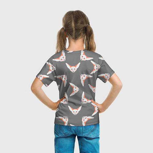 Детская футболка Лиса Фенек / 3D-принт – фото 6