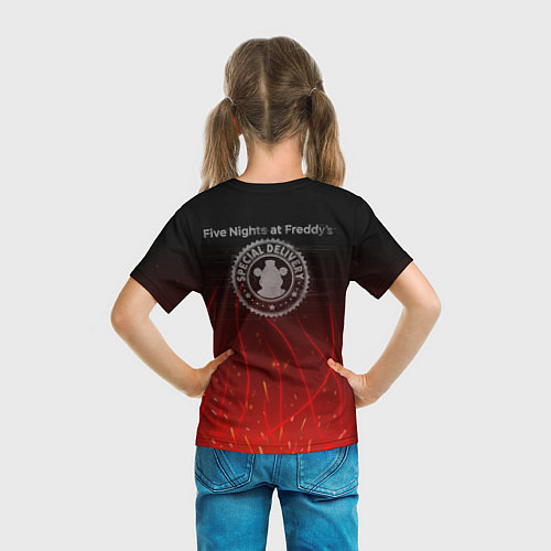 Детская футболка FNAF FREDDY / 3D-принт – фото 6