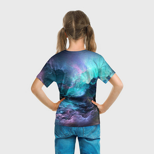 Детская футболка Космическое море / 3D-принт – фото 6