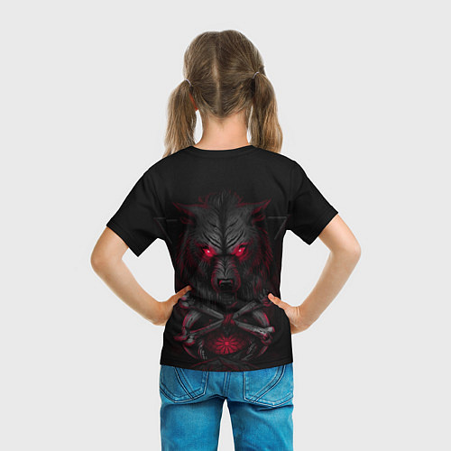 Детская футболка Волк 3D / 3D-принт – фото 6