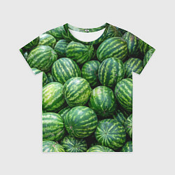 Футболка детская Арбузы, цвет: 3D-принт