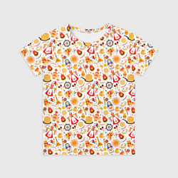 Футболка детская Масленица, цвет: 3D-принт