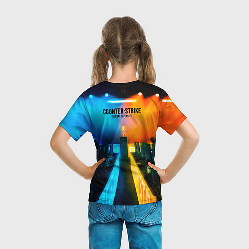 Детская футболка Road to global elite / 3D-принт – фото 6