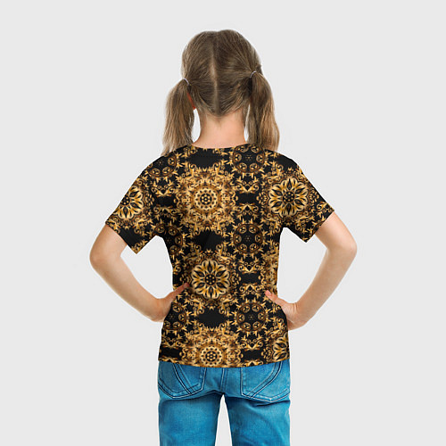 Детская футболка Versace классические узоры / 3D-принт – фото 6