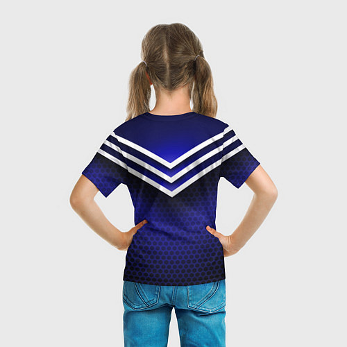 Детская футболка Sport blue style / 3D-принт – фото 6