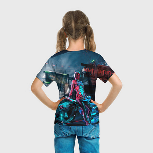 Детская футболка Cyberpunk / 3D-принт – фото 6