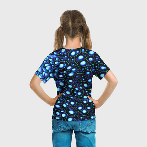 Детская футболка Абстракция-макрокраска / 3D-принт – фото 6