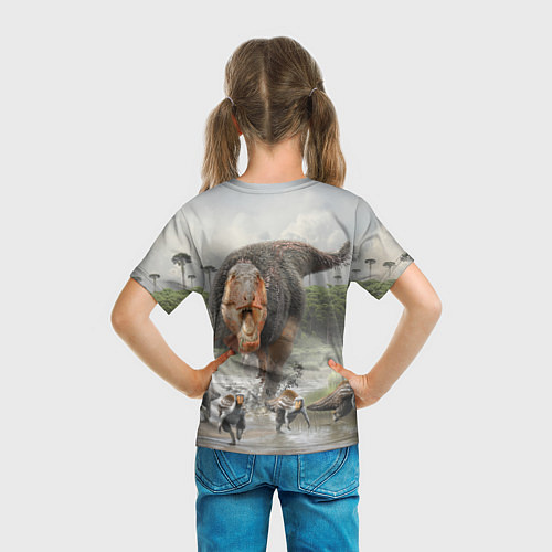 Детская футболка Т-Рекс Динозавр Dino Z / 3D-принт – фото 6