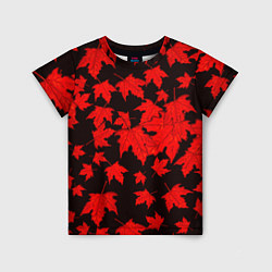 Детская футболка Осенние листья
