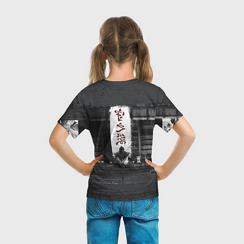 Детская футболка Самурай Призрак Цусимы Z / 3D-принт – фото 6