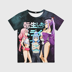 Футболка детская Румиру, Шуна и Шион,, цвет: 3D-принт