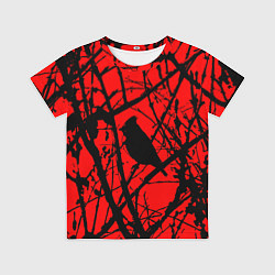 Футболка детская Хоррор Мрачный лес, цвет: 3D-принт