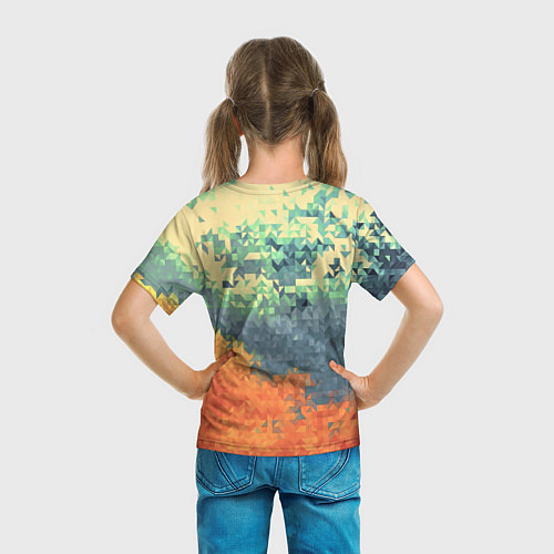 Детская футболка Стихия: лед и пламя / 3D-принт – фото 6