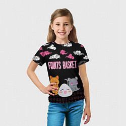 Футболка детская FRUITS BASKET ГЛАВНЫЕ ГЕРОИ, цвет: 3D-принт — фото 2