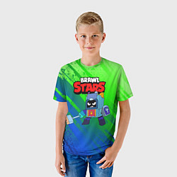 Футболка детская Ash Brawl Stars Эш, цвет: 3D-принт — фото 2